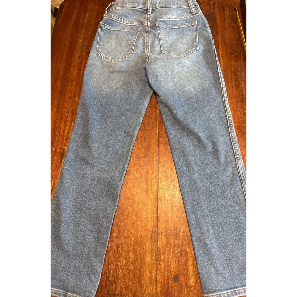 Madewell Stovepipe Jeans Womens 24 Blue High Rise Straight Leg Denim - Picture 3 of 12